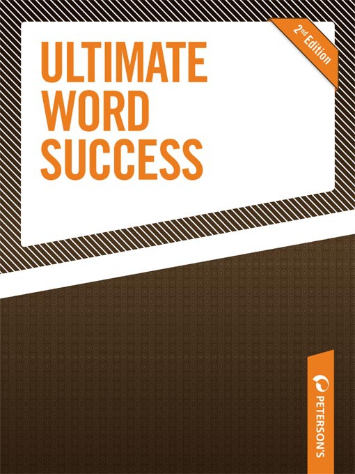 Title details for Ultimate Word Success by Peterson's - Available